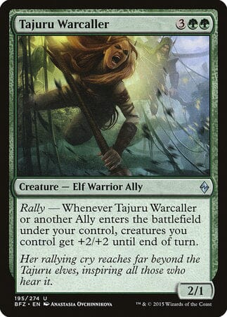 Tajuru Warcaller [Battle for Zendikar] MTG Single Magic: The Gathering  | Multizone: Comics And Games