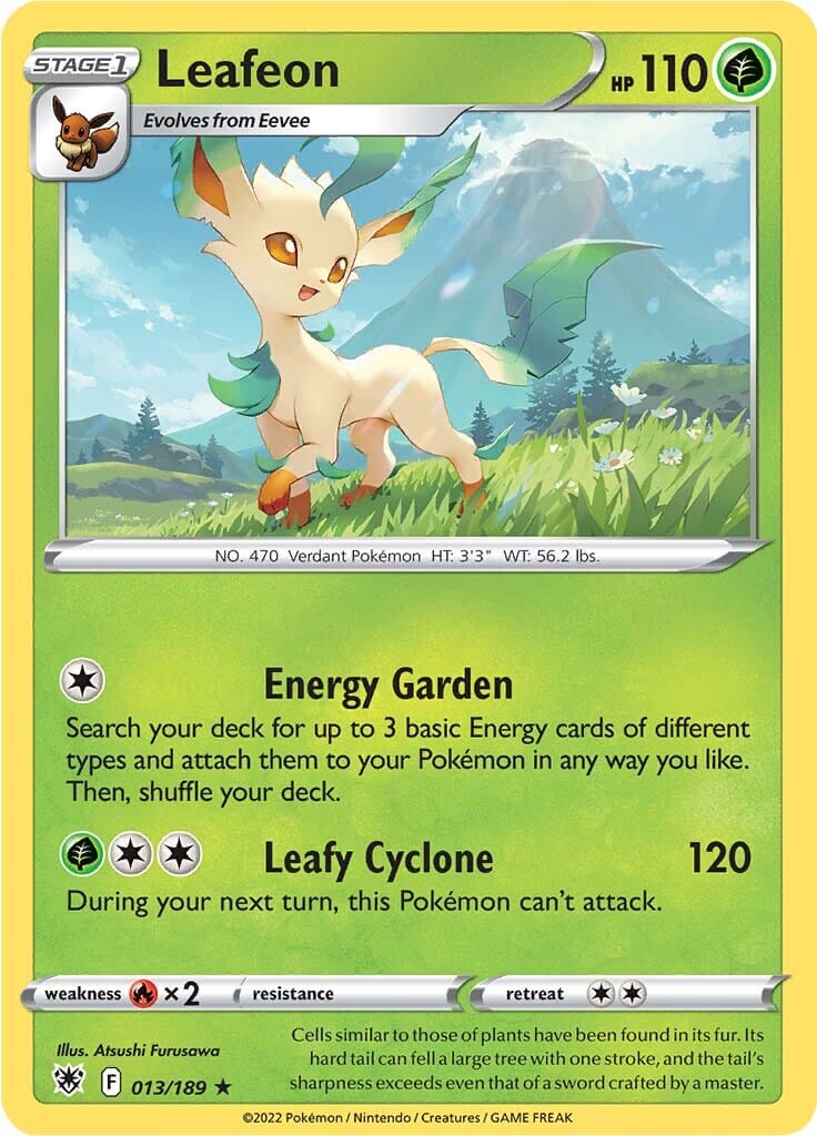 Leafeon (013/189) [Sword & Shield: Astral Radiance] Pokemon Single Pokémon  | Multizone: Comics And Games