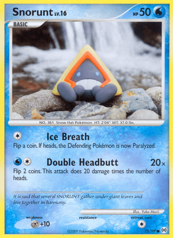 Snorunt (75/99) [Platinum: Arceus] Pokemon Single Pokémon  | Multizone: Comics And Games