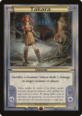 Takara (Oversize) [Vanguard Series] MTG Single Magic: The Gathering  | Multizone: Comics And Games