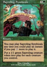 Saproling Symbiosis [Invasion] MTG Single Magic: The Gathering  | Multizone: Comics And Games