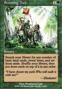 Scouting Trek [Invasion] MTG Single Magic: The Gathering  | Multizone: Comics And Games