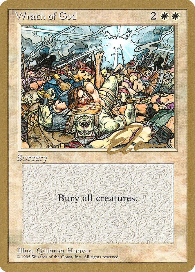 Wrath of God (Eric Tam) [Pro Tour Collector Set] MTG Single Magic: The Gathering  | Multizone: Comics And Games