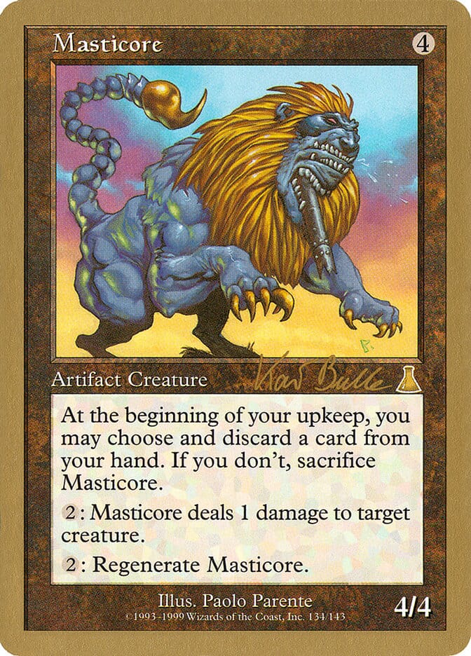 Masticore (Kai Budde) [World Championship Decks 1999] MTG Single Magic: The Gathering  | Multizone: Comics And Games