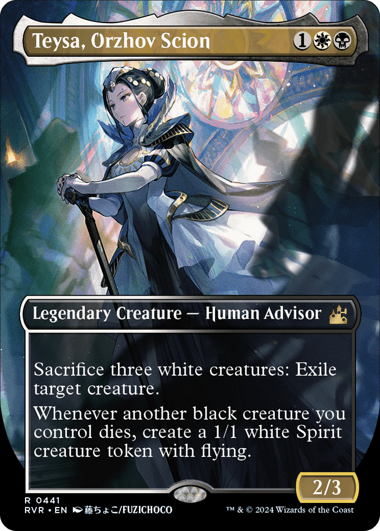 Teysa, Orzhov Scion (Anime Borderless) [Ravnica Remastered] MTG Single Magic: The Gathering  | Multizone: Comics And Games