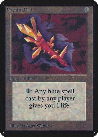 Crystal Rod [Limited Edition Alpha] MTG Single Magic: The Gathering  | Multizone: Comics And Games