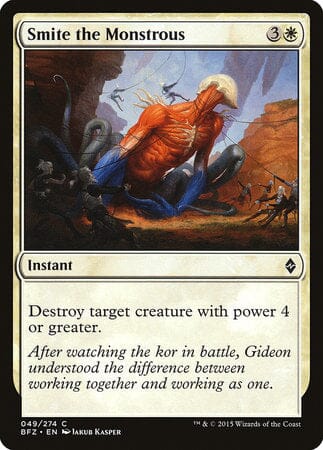 Smite the Monstrous [Battle for Zendikar] MTG Single Magic: The Gathering  | Multizone: Comics And Games