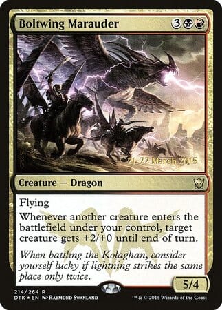Boltwing Marauder [Dragons of Tarkir Promos] MTG Single Magic: The Gathering  | Multizone: Comics And Games