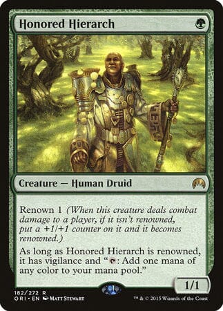 Honored Hierarch [Magic Origins] MTG Single Magic: The Gathering  | Multizone: Comics And Games