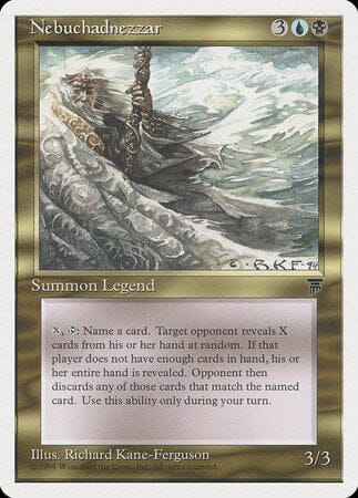 Nebuchadnezzar [Chronicles] MTG Single Magic: The Gathering  | Multizone: Comics And Games