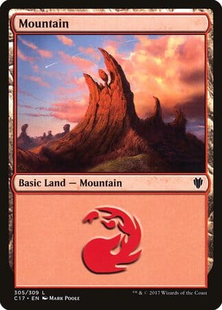 Mountain (305) [Commander 2017] MTG Single Magic: The Gathering  | Multizone: Comics And Games
