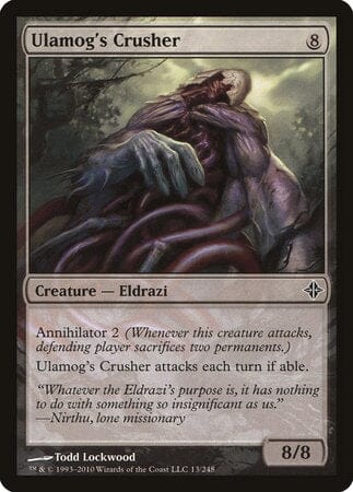 Ulamog's Crusher [Rise of the Eldrazi] MTG Single Magic: The Gathering  | Multizone: Comics And Games