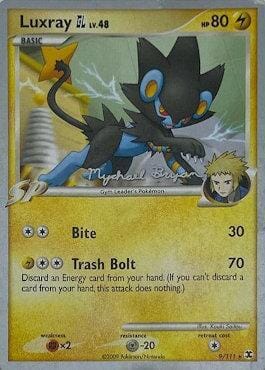 Luxray GL LV.48 (9/111) (Happy Luck - Mychael Bryan) [World Championships 2010] Pokemon Single Pokémon  | Multizone: Comics And Games
