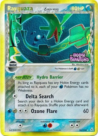 Rayquaza (16/110) (Delta Species) (Stamped) [EX: Holon Phantoms] Pokemon Single Pokémon  | Multizone: Comics And Games
