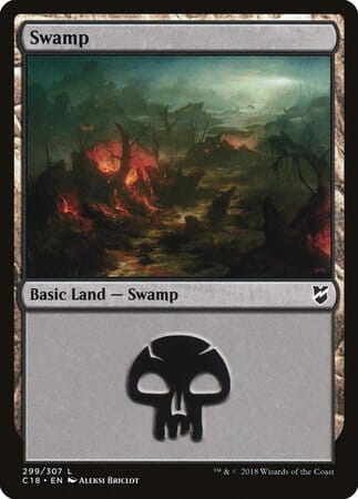 Swamp (299) [Commander 2018] MTG Single Magic: The Gathering  | Multizone: Comics And Games