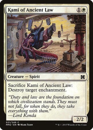 Kami of Ancient Law [Modern Masters 2015] MTG Single Magic: The Gathering  | Multizone: Comics And Games