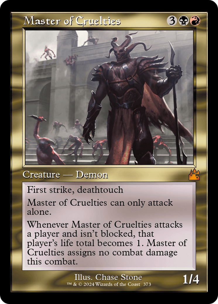 Master of Cruelties (Retro Frame) [Ravnica Remastered] MTG Single Magic: The Gathering  | Multizone: Comics And Games