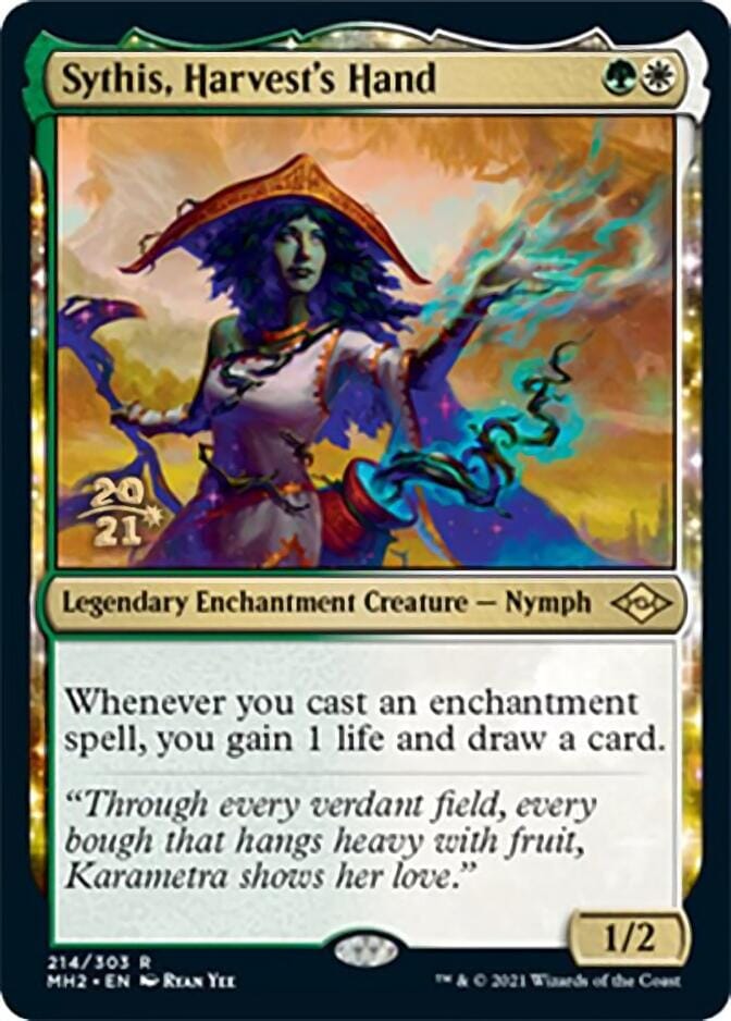 Sythis, Harvest's Hand [Modern Horizons 2 Prerelease Promos] MTG Single Magic: The Gathering  | Multizone: Comics And Games