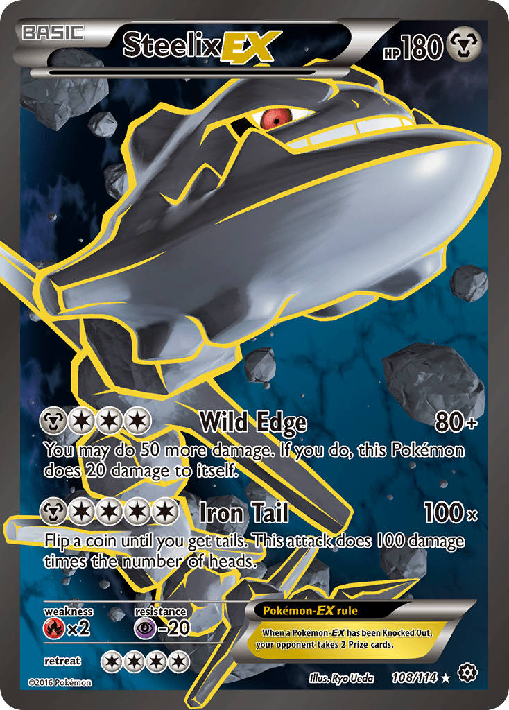 Steelix EX (108/114) [XY: Steam Siege] Pokemon Single Pokémon  | Multizone: Comics And Games