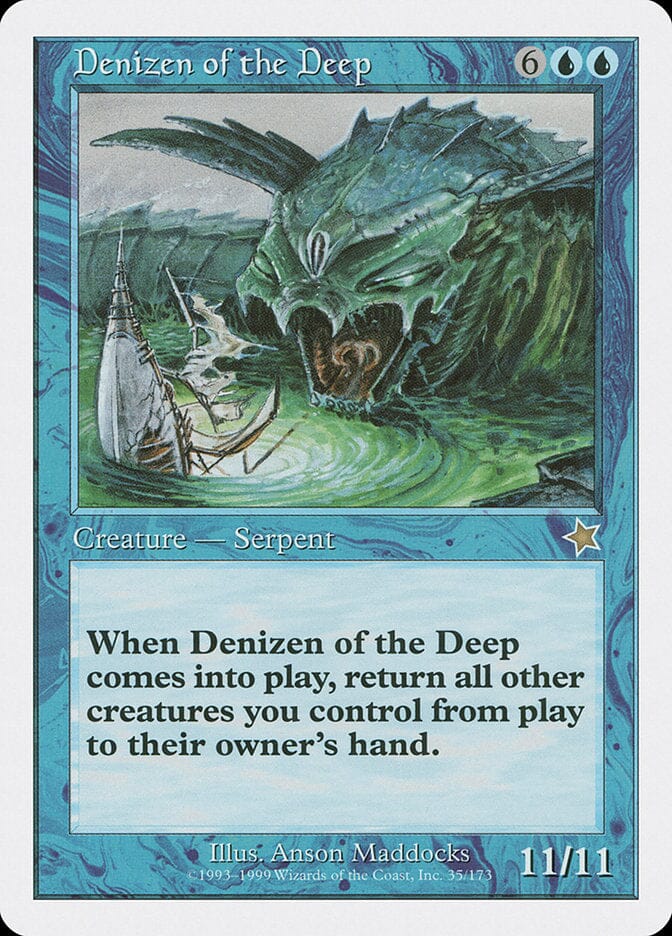 Denizen of the Deep [Starter 1999] MTG Single Magic: The Gathering  | Multizone: Comics And Games