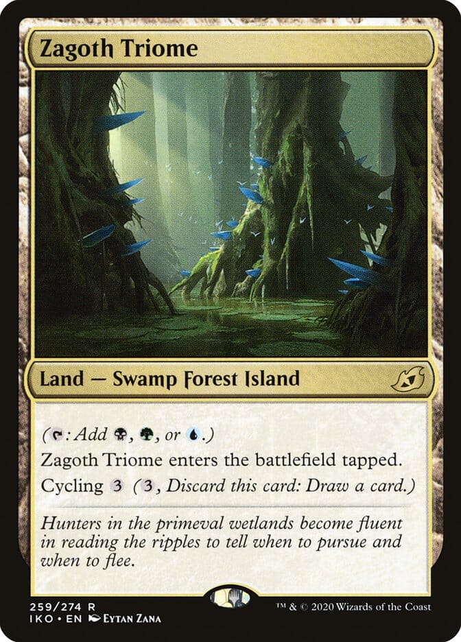 Zagoth Triome [Ikoria: Lair of Behemoths] MTG Single Magic: The Gathering  | Multizone: Comics And Games