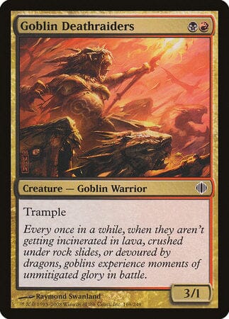 Goblin Deathraiders [Shards of Alara] MTG Single Magic: The Gathering  | Multizone: Comics And Games