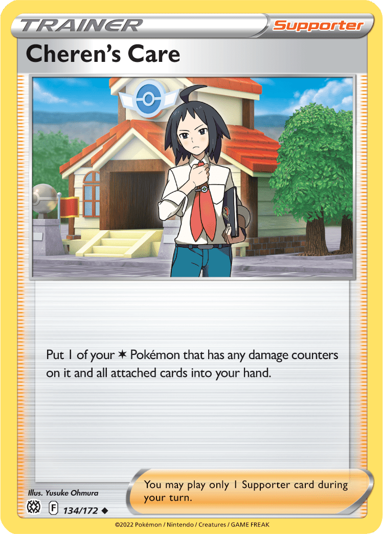 Cheren's Care (134/172) [Sword & Shield: Brilliant Stars] Pokemon Single Pokémon  | Multizone: Comics And Games