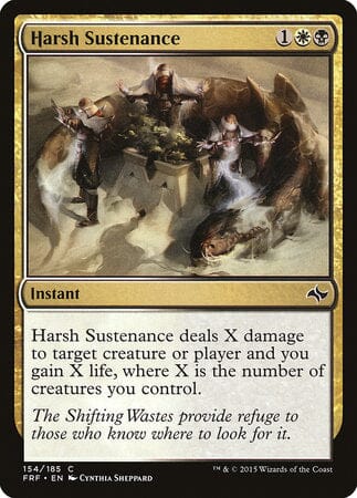 Harsh Sustenance [Fate Reforged] MTG Single Magic: The Gathering  | Multizone: Comics And Games