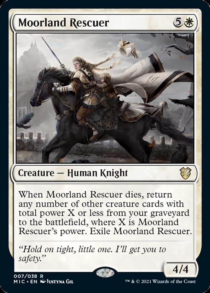 Moorland Rescuer [Innistrad: Midnight Hunt Commander] MTG Single Magic: The Gathering  | Multizone: Comics And Games