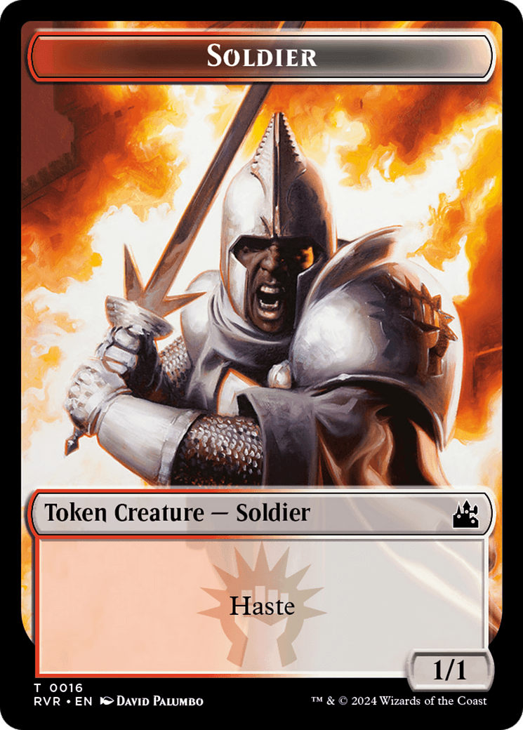 Bird // Soldier Double-Sided Token [Ravnica Remastered Tokens] MTG Single Magic: The Gathering  | Multizone: Comics And Games