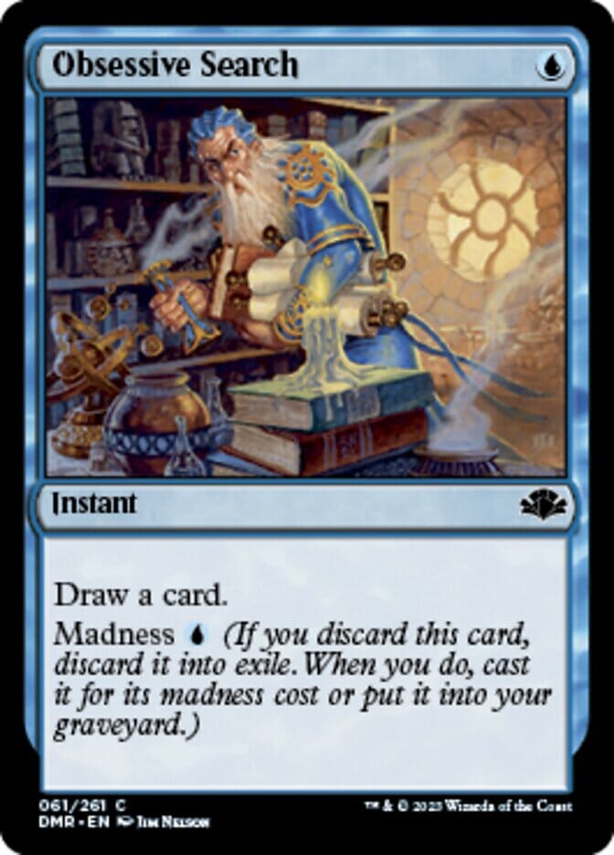 Obsessive Search [Dominaria Remastered] MTG Single Magic: The Gathering  | Multizone: Comics And Games