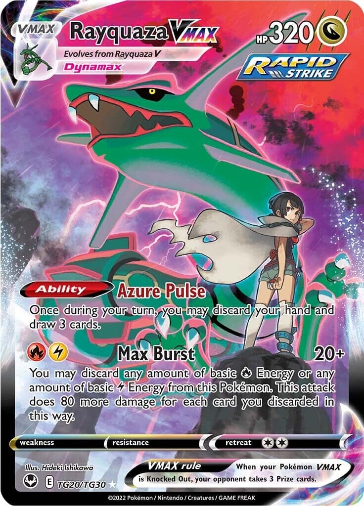 Rayquaza VMAX (TG20/TG30) [Sword & Shield: Silver Tempest] Pokemon Single Pokémon  | Multizone: Comics And Games