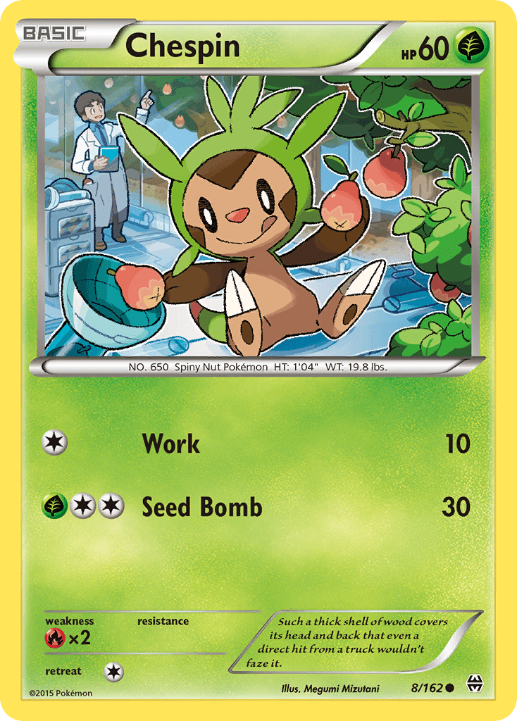 Chespin (8/162) [XY: BREAKthrough] Pokemon Single Pokémon  | Multizone: Comics And Games