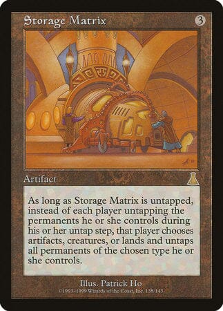 Storage Matrix [Urza's Destiny] MTG Single Magic: The Gathering  | Multizone: Comics And Games