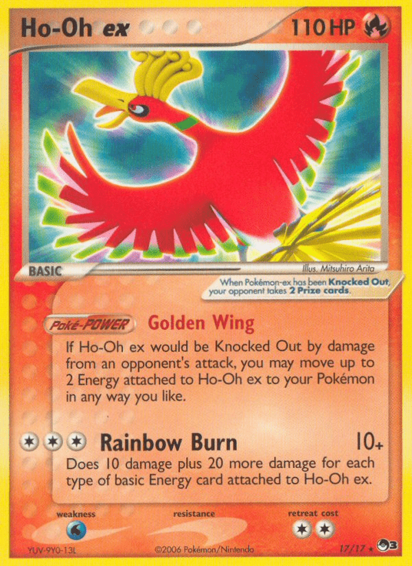 Ho-Oh ex (17/17) (Holo) [POP Series 3] Pokemon Single Pokémon  | Multizone: Comics And Games