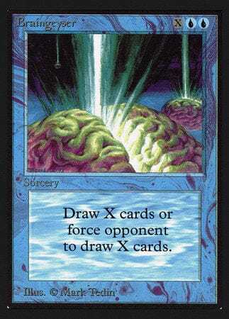 Braingeyser (IE) [Intl. Collectors’ Edition] MTG Single Magic: The Gathering  | Multizone: Comics And Games