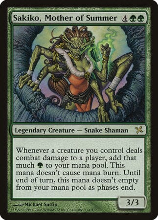 Sakiko, Mother of Summer [Betrayers of Kamigawa] MTG Single Magic: The Gathering  | Multizone: Comics And Games