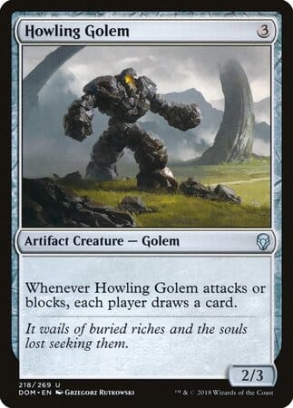 Howling Golem [Dominaria] MTG Single Magic: The Gathering  | Multizone: Comics And Games