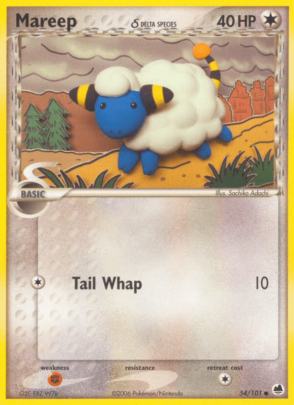 Mareep (54/101) (Delta Species) [EX: Dragon Frontiers] Pokemon Single Pokémon  | Multizone: Comics And Games