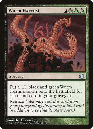 Worm Harvest [Modern Masters] MTG Single Magic: The Gathering  | Multizone: Comics And Games
