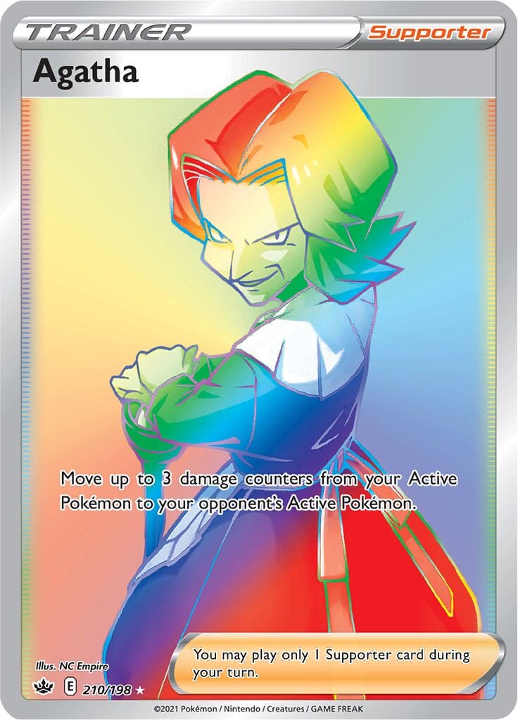 Agatha (210/198) [Sword & Shield: Chilling Reign] Pokemon Single Pokémon  | Multizone: Comics And Games