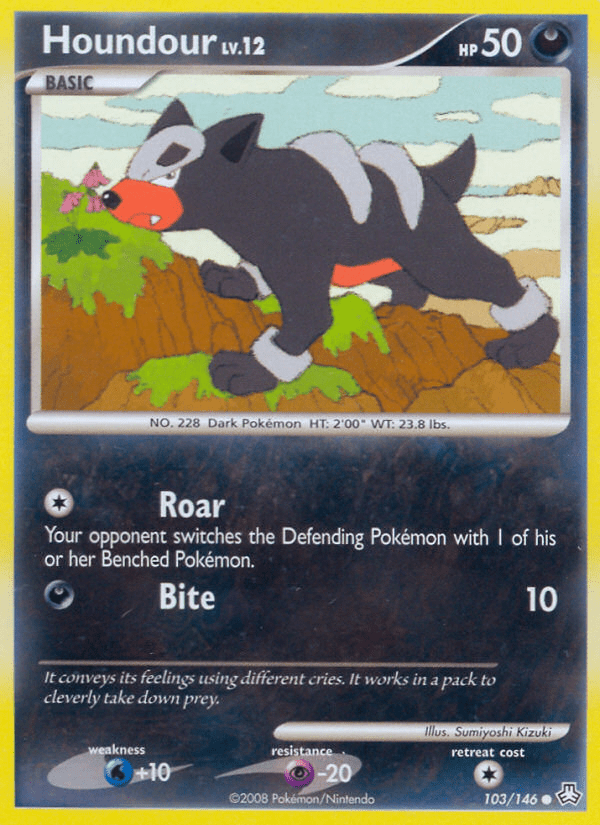 Houndour (103/146) [Diamond & Pearl: Legends Awakened] Pokemon Single Pokémon  | Multizone: Comics And Games