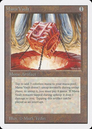 Mana Vault [Unlimited Edition] MTG Single Magic: The Gathering  | Multizone: Comics And Games