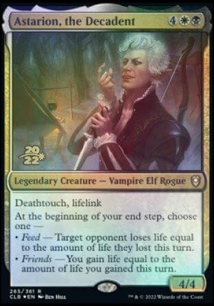 Astarion, the Decadent [Commander Legends: Battle for Baldur's Gate Prerelease Promos] MTG Single Magic: The Gathering  | Multizone: Comics And Games