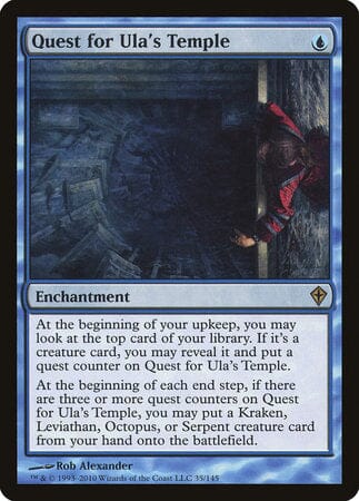 Quest for Ula's Temple [Worldwake] MTG Single Magic: The Gathering  | Multizone: Comics And Games