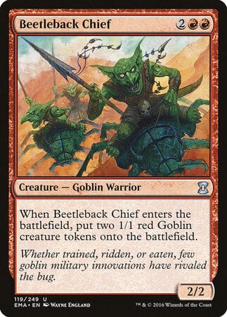 Beetleback Chief [Eternal Masters] MTG Single Magic: The Gathering  | Multizone: Comics And Games