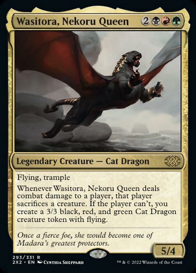 Wasitora, Nekoru Queen [Double Masters 2022] MTG Single Magic: The Gathering  | Multizone: Comics And Games