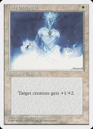 Holy Strength [Fourth Edition] MTG Single Magic: The Gathering  | Multizone: Comics And Games