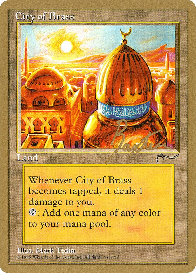 City of Brass (George Baxter) [Pro Tour Collector Set] MTG Single Magic: The Gathering  | Multizone: Comics And Games