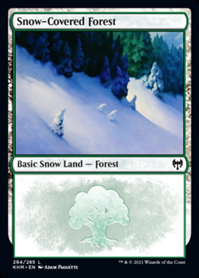 Snow-Covered Forest (284) [Kaldheim] MTG Single Magic: The Gathering  | Multizone: Comics And Games